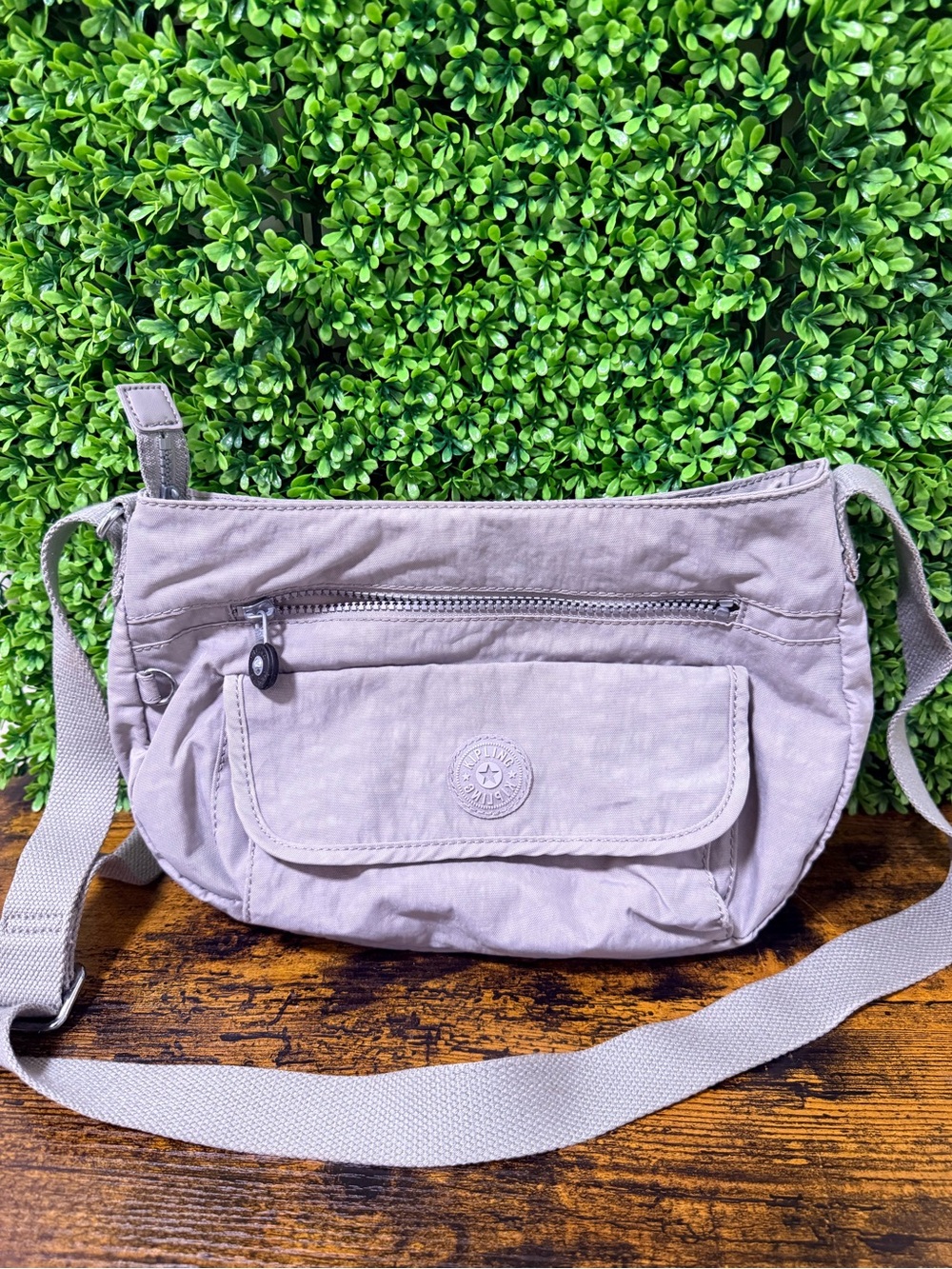Kipling Neutral Grey Crossbody Bag